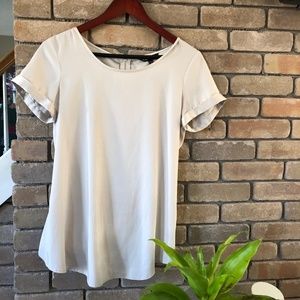 Express Silky Top Small Taupe